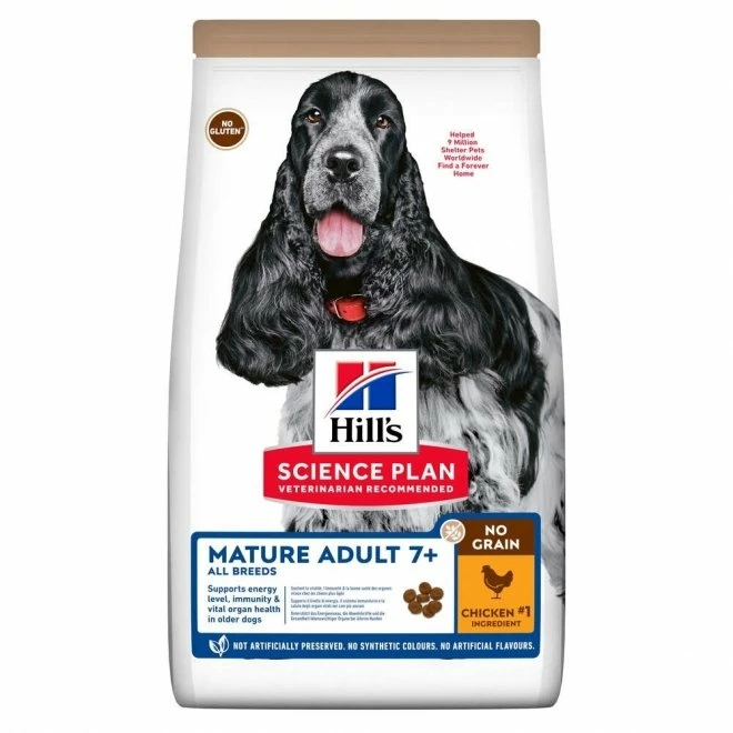 Hill's Science Plan Dog Mature No Grain Med Kylling 3 Hill's Science Plan Dog Mature No Grain Med Kylling