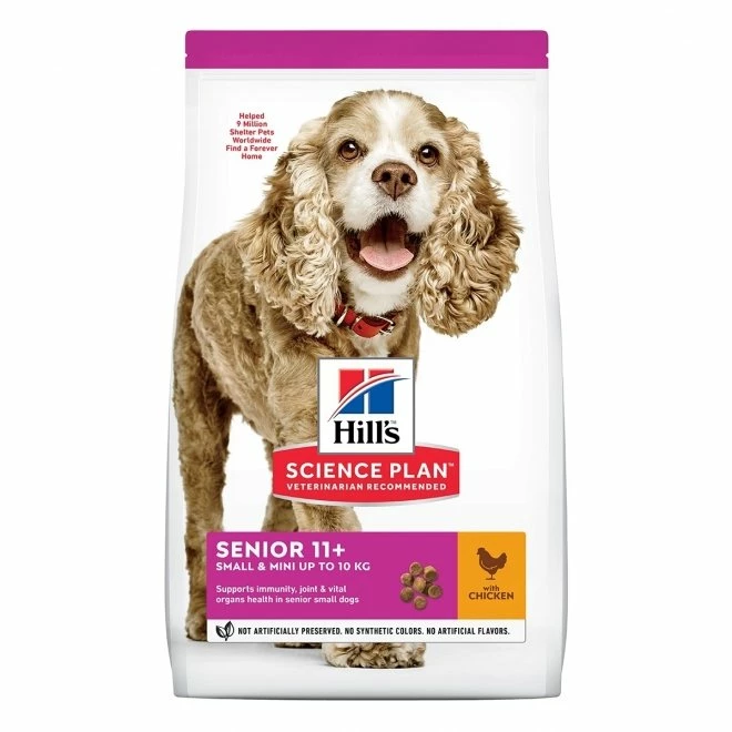 Hill's Science Plan Dog Senior 11 + Small & Mini Chicken 1,5 Kg 3 Hill's Science Plan Dog Senior 11 + Small & Mini Chicken 1,5 Kg