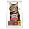 Hill's Science Plan Cat Mature Adult 7+ Hairball Indoor Chicken -Kjæledyrutstyr Salgsbutikk hills science plan hairball control mature 7 p46690 ba