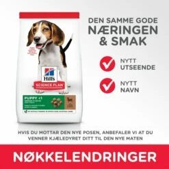 Hill's Science Plan Puppy Medium Lamb & Rice -Kjæledyrutstyr Salgsbutikk hills science plan puppy medium lamb rice a2