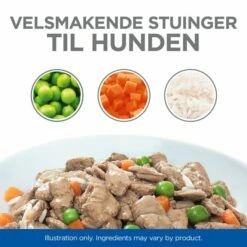 Hill's Science Plan Canine Adult Healthy Cuisine Chicken & Beef 12x90 G -Kjæledyrutstyr Salgsbutikk hills sp canine ad healthy cuisine stews ch bf az 82