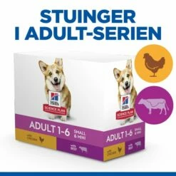 Hill's Science Plan Canine Adult Small & MiniStews Chicken & Beef 12x80 G