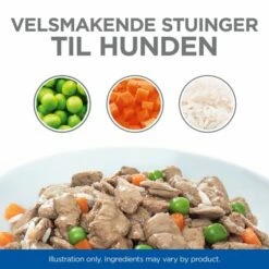 Hill's Science Plan CanineAdult Small & Mini Perfect Weight Stew Chicken 12x80 G -Kjæledyrutstyr Salgsbutikk hills sp canine perfect weight smi stew ch az 66