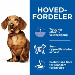 Hill's Science Plan CanineAdult Small & Mini Perfect Weight Stew Chicken 12x80 G -Kjæledyrutstyr Salgsbutikk hills sp canine perfect weight smi stew ch az fb