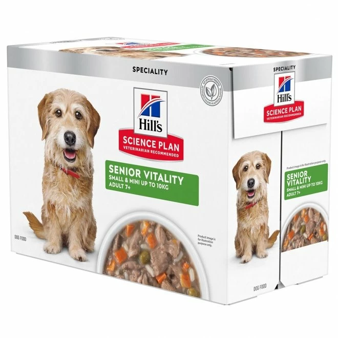Hill's Science Plan Canine SeniorSmall & Mini Vitality Stew Chicken 12x80 G 4 Hill's Science Plan Canine SeniorSmall & Mini Vitality Stew Chicken 12x80 G - Bilde 2