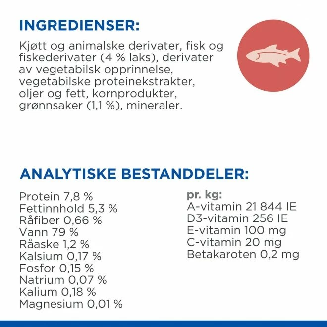 Hill's Science Plan Feline Adult Healthy Cuisine Chicken & Salmon 12x80 G 9 Hill's Science Plan Feline Adult Healthy Cuisine Chicken & Salmon 12x80 G - Bilde 7