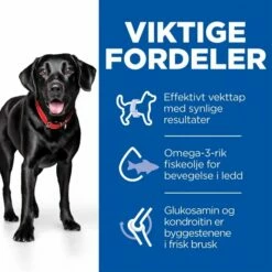 Hill's Science Plan Dog Perfect Weight & Active Mobility Adult Large With Chicken 12 Kg -Kjæledyrutstyr Salgsbutikk hills sp perwght act mob l ad ky bf