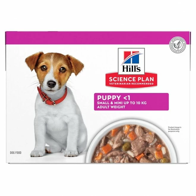 Hill's Science Plan Puppy Small & Mini Stew Chicken & Vegetables 12x80 G 4 Hill's Science Plan Puppy Small & Mini Stew Chicken & Vegetables 12x80 G - Bilde 2