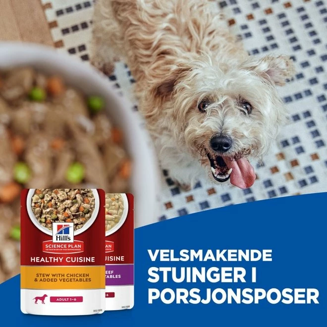 Hill's Science Plan Puppy Small & Mini Stew Chicken & Vegetables 12x80 G 10 Hill's Science Plan Puppy Small & Mini Stew Chicken & Vegetables 12x80 G - Bilde 8