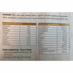 Hobby First Farm 1 Mash 4 Kg 4 Hobby First Farm 1 Mash 4 Kg - Bilde 2