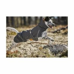 Hurtta Mudventure ECO Regnjakke Svart -Kjæledyrutstyr Salgsbutikk hurtta mudventure eco regnjacka svart 14