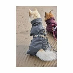 Hurtta Mudventure ECO Regnjakke Svart -Kjæledyrutstyr Salgsbutikk hurtta mudventure eco regnjacka svart 43