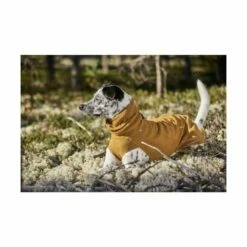 Hurtta Warming Midlayer ECO Hundegenser Gul -Kjæledyrutstyr Salgsbutikk hurtta warming midlayer eco hundtroja senapsgul 9e