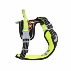 Hurtta Weekend Warrior Hundesele Neon & Sort -Kjæledyrutstyr Salgsbutikk hurtta weekend warrior neon valjaat lakritsi az d4