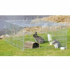 Trixie Natura Utehage I Metall Med Tak