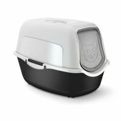 ROTHO MyPet Kattetoalett Med Tak Sort