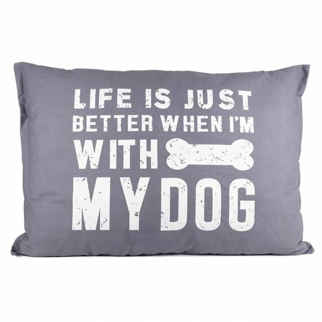 Little&Bigger Life Is Better Pute Grå 3 Little&Bigger Life Is Better Pute Grå