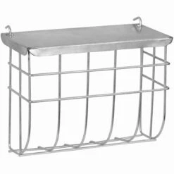 Kerbl Høyholder I Metall Med Lokk