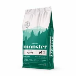 Monster Dog Puppy All Breed Grain Free Lamb & Duck -Kjæledyrutstyr Salgsbutikk monster dog puppy gf lamb az 6c