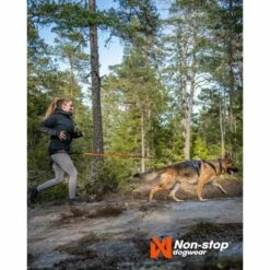Non-stop Dogwear Rock Harness Hundesele Svart/Orange -Kjæledyrutstyr Salgsbutikk non stop dogwear rock harness hundsele svart orange fd
