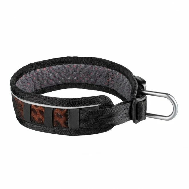 Non-stop Dogwear Rock Hundehalsbånd Halvstryp Svart/Orange 4 Non-stop Dogwear Rock Hundehalsbånd Halvstryp Svart/Orange - Bilde 2