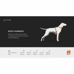 Non-stop Dogwear NonStop Rock Hundsele Lång Svart/Orange -Kjæledyrutstyr Salgsbutikk nonstop rock hundsele lang svart orange d2