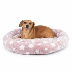 Little&Bigger Furry Star Pute Rosa