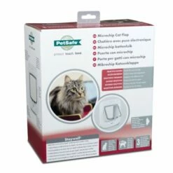 PetSafe Microchip Katteluke Hvit -Kjæledyrutstyr Salgsbutikk petsafe microship cat flap 4141707 petsafe mikrosiruluukku 28