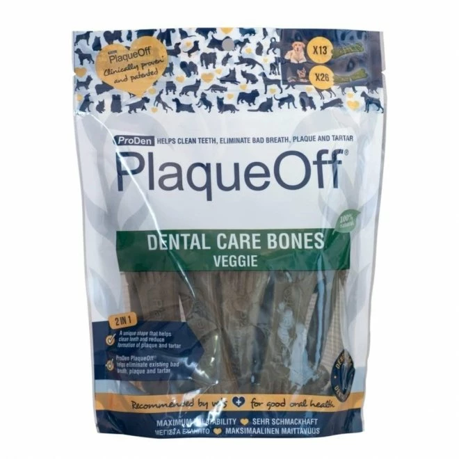 PlaqueOff Dental Care Bones Vegetariske 3 PlaqueOff Dental Care Bones Vegetariske