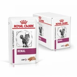 Royal Canin Veterinary Diets Cat Renal Loaf 12x85 G 12 Royal Canin Veterinary Diets Cat Renal Loaf 12x85 G -Kjæledyrutstyr Salgsbutikk rc vd cat vital renal loaf pouch 12x85g 40