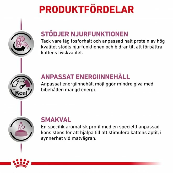 Royal Canin Veterinary Diets Cat Renal Loaf 12x85 G 4 Royal Canin Veterinary Diets Cat Renal Loaf 12x85 G - Bilde 2
