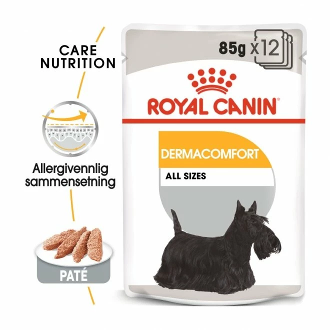 Royal Canin Dermacomfort Adult 12x85 G 6 Royal Canin Dermacomfort Adult 12x85 G - Bilde 4