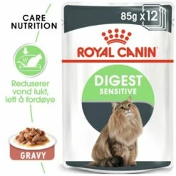 Royal Canin Digest Sensitive Våtfoder (12x85g) -Kjæledyrutstyr Salgsbutikk royal canin digest sensitive in gravy 12 x 85 g 74