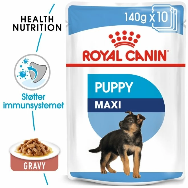 Royal Canin Maxi Puppy Våtfôr (10x140g) 3 Royal Canin Maxi Puppy Våtfôr (10x140g)