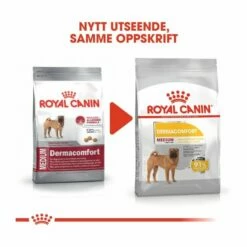 Royal Canin Medium Dermacomfort -Kjæledyrutstyr Salgsbutikk royal canin medium dermacomfort d0