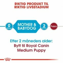 Royal Canin Medium Starter -Kjæledyrutstyr Salgsbutikk royal canin medium starter mother babydog 24