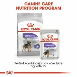 Royal Canin Mini Sterilised Adult -Kjæledyrutstyr Salgsbutikk royal canin mini sterilised adult 56