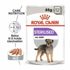 Royal Canin Sterilised Adult 12x85 G -Kjæledyrutstyr Salgsbutikk royal canin sterilised adult 12x85 g fa