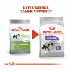 Royal Canin Dog Adult Sterilised X-Small 16 Royal Canin Dog Adult Sterilised X-Small -Kjæledyrutstyr Salgsbutikk royal canin x small sterilised 6c