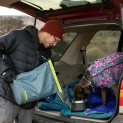 RuffWear Kibble Kaddie Fôrveske Blå/Grå 11 RuffWear Kibble Kaddie Fôrveske Blå/Grå -Kjæledyrutstyr Salgsbutikk ruffwear kibble kaddie ruokakassi az 12