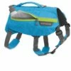 RuffWear Singletrak Kløv Med Vannflasker Blå -Kjæledyrutstyr Salgsbutikk ruffwear uutuudet 2018 copy of 50302 singletrakpack bluedusk withbladder print 33