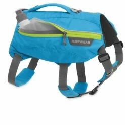 RuffWear Singletrak Kløv Med Vannflasker Blå
