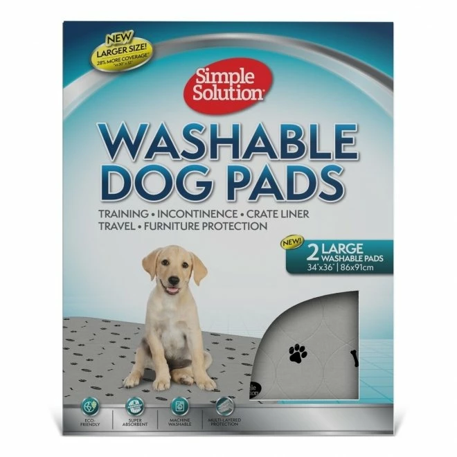 SIMPLE SOLUTION SimpleSolution Washable Dog Pads 2-p 3 SIMPLE SOLUTION SimpleSolution Washable Dog Pads 2-p