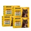 SMAAK Cat Adult Multipack 4x12x100 G 2 SMAAK Cat Adult Multipack 4x12x100 G -Kjæledyrutstyr Salgsbutikk smaak cat adult multipack 4x12x100 g 51