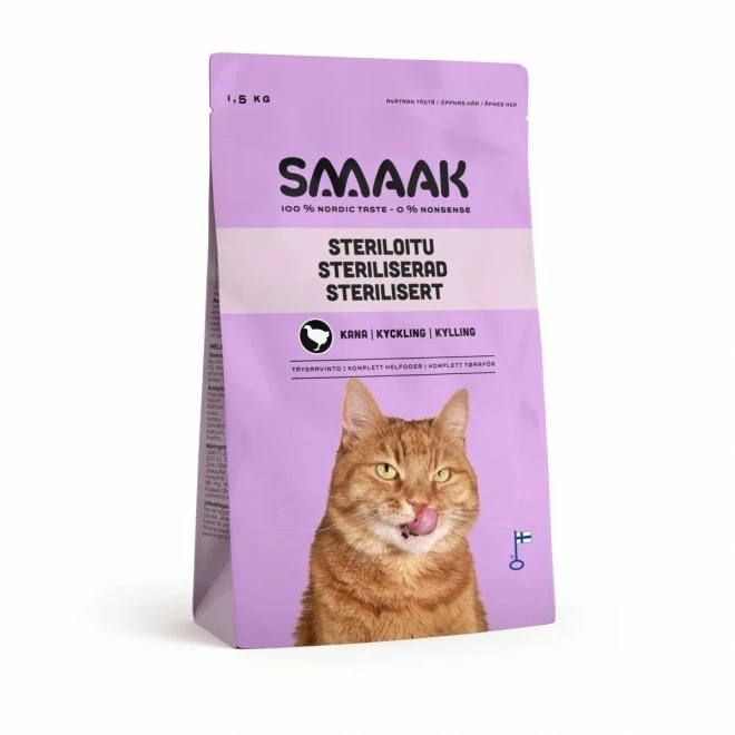 SMAAK Cat Adult Sterilised Kylling 3 SMAAK Cat Adult Sterilised Kylling