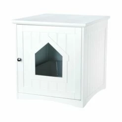 Trixie Toaletthus Kattlåda -Kjæledyrutstyr Salgsbutikk trixie kattskaringp vit 76