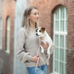 Tyylivoitto Classy Hundehalsbånd Beige -Kjæledyrutstyr Salgsbutikk tyylivoitto classy panta kapea nude ruusukulta az 1f