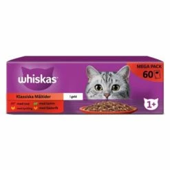 Whiskas 1+ Jelly Med Okse, Lam Och Kylling60x85 G
